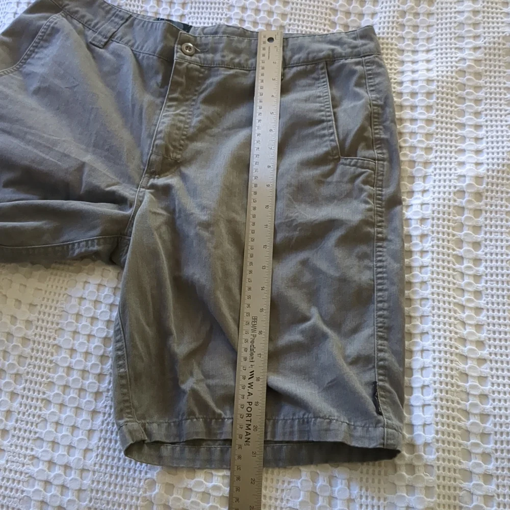 Metal Mulisha MMA Skull Chino‎ Shorts Sz 36 Gray 35